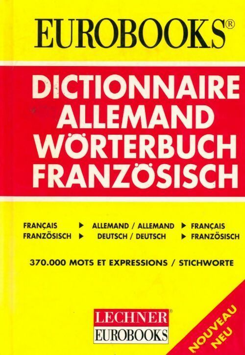 Dictionnaire allemand - Collectif -  Lechner Verlag - Livre