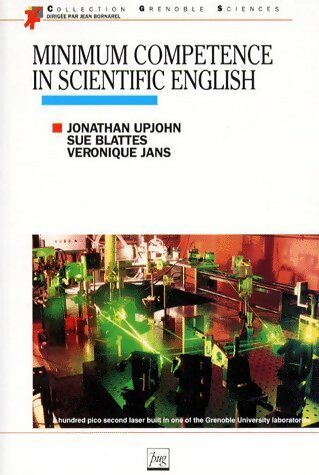 Livrenpoche : Minimum competence in scientific english - Sue Blattes - Livre