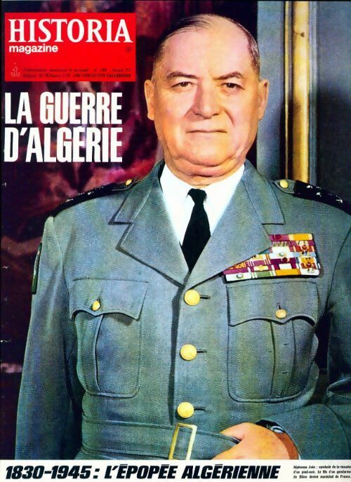 Livrenpoche : Historia la guerre d'Algérie n°199 : 1830-1945 : L'épopée algérienne - Collectif - Livre