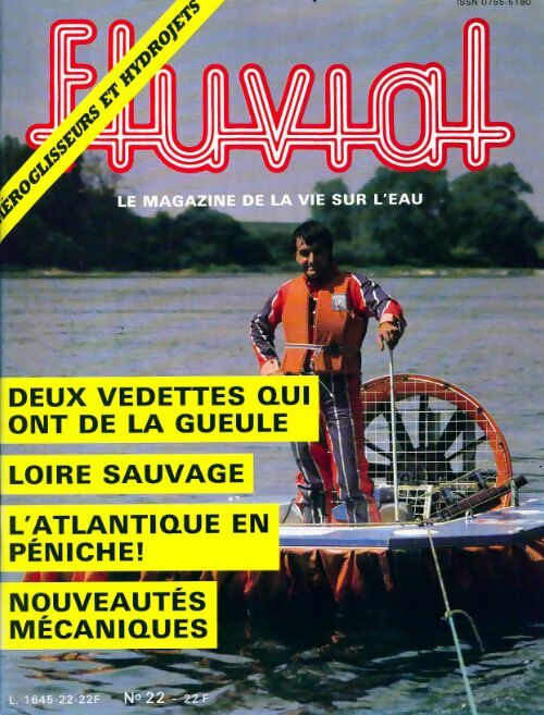 Livrenpoche : Fluvial n°22 : Aéroglisseurs et hydrojets - Collectif - Livre