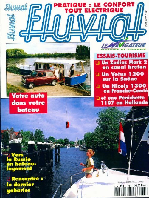 Livrenpoche : Fluvial n°75 : Pratique : Le confort tout électrique - Collectif - Livre
