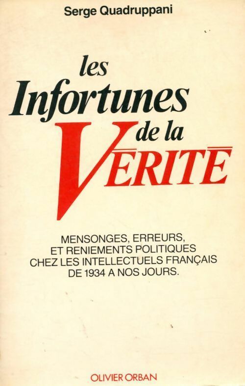 Livrenpoche : Les infortunes de la vérité - Serge Quadruppani - Livre