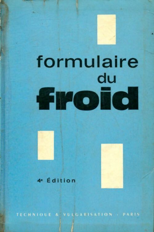 Livrenpoche : Formulaire du froid - Rémy Martel - Livre