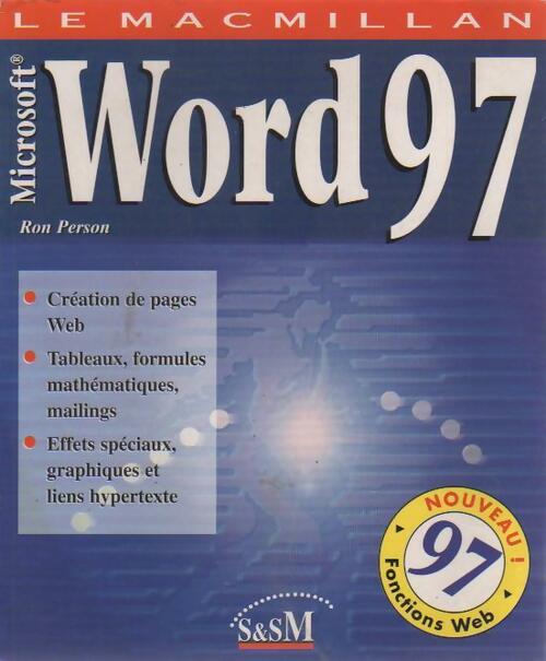 Livrenpoche : Word 97 - Ron Person - Livre