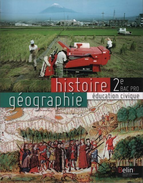 Histoire-géographie éducation civique seconde bac pro - Brigitte Allain-Chevallier -  Belin GF - Livre