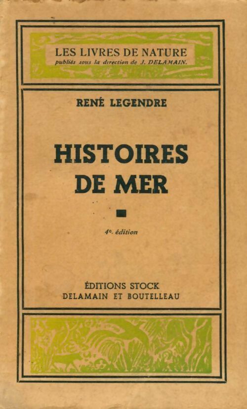 Livrenpoche : Histoires de mer - René Legendre - Livre