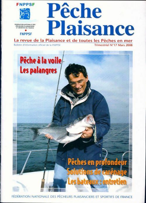 Pêche plaisance n°17 : Pêche à la voile - Collectif -  Pêche plaisance - Livre