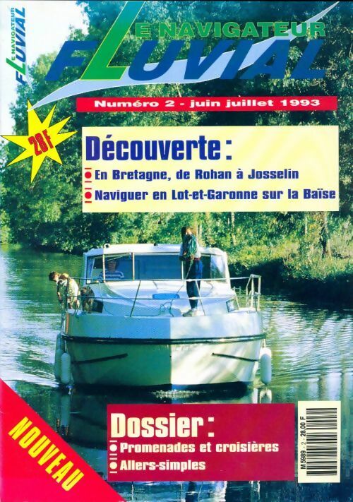 Livrenpoche : Le navigateur fluvial N°2 : Promenades et croisières - Collectif - Livre