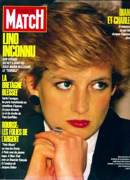 Livrenpoche : Paris Match n°2007 : Diana/ Lino Inconnu / Le port de Concarneau - Collectif - Livre