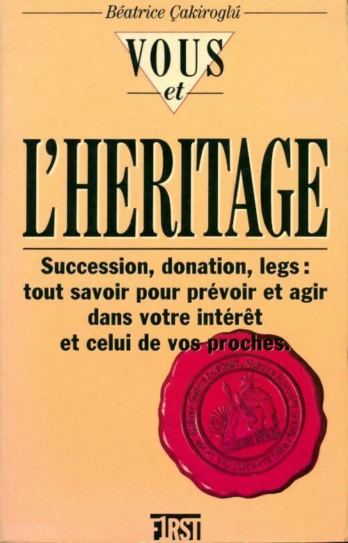 Livrenpoche : Vous et l'héritage - Cakiroglu B - Livre