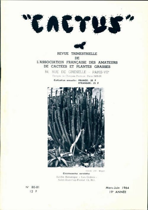 Livrenpoche : Cactus n°80-81 - Collectif - Livre