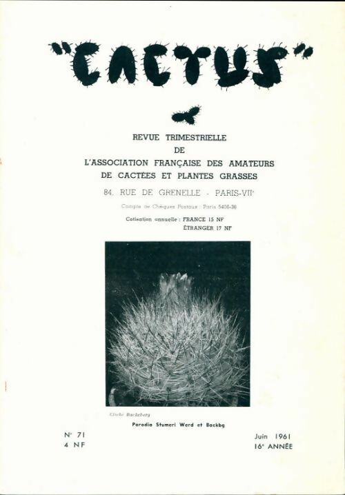 Livrenpoche : Cactus n°71 - Collectif - Livre
