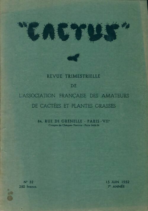 Livrenpoche : Cactus n°32 - Collectif - Livre