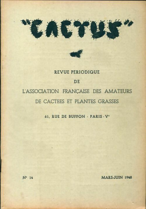 Livrenpoche : Cactus n°14 - Collectif - Livre