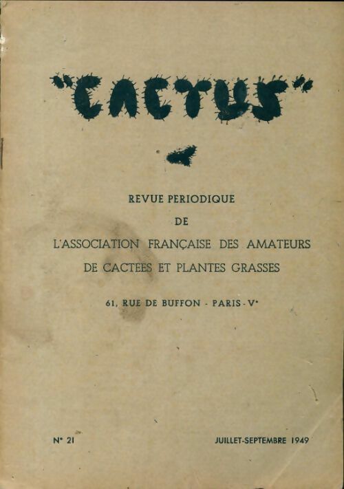 Livrenpoche : Cactus n°21 - Collectif - Livre