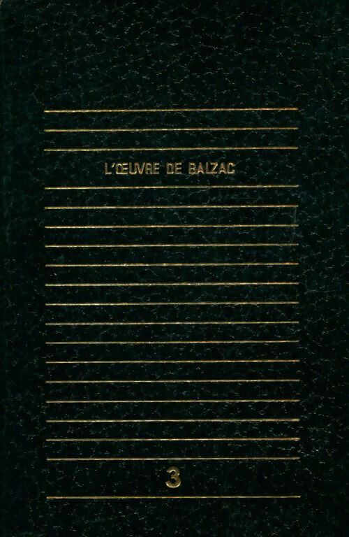 Livrenpoche : L'oeuvre de Balzac Tome III - Honoré De Balzac - Livre
