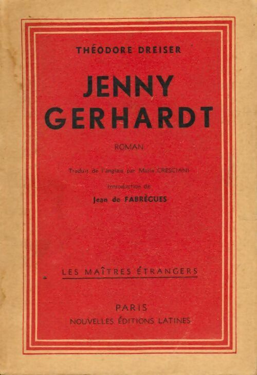 Livrenpoche : Jenny Gerhardt - Théodore Dreiser - Livre
