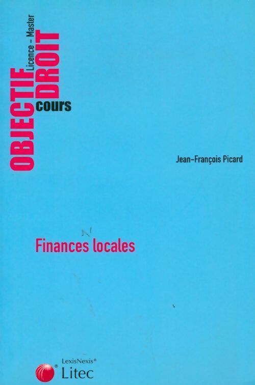 Livrenpoche : Finances locales - Jean-François Picard - Livre