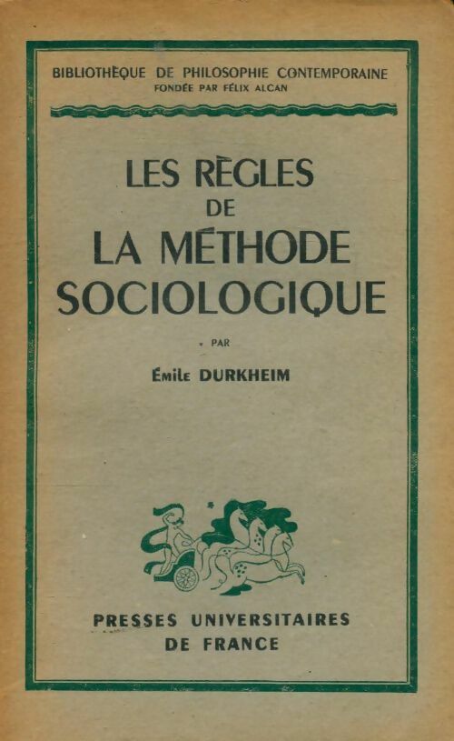 Livrenpoche : Les règles de la méthode sociologique - Emile Durkheim - Livre