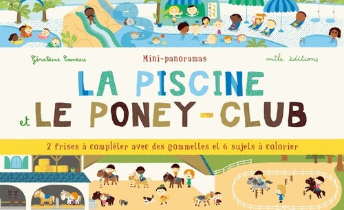 Livrenpoche : La piscine et le poney-club - Géraldine Cosneau - Livre