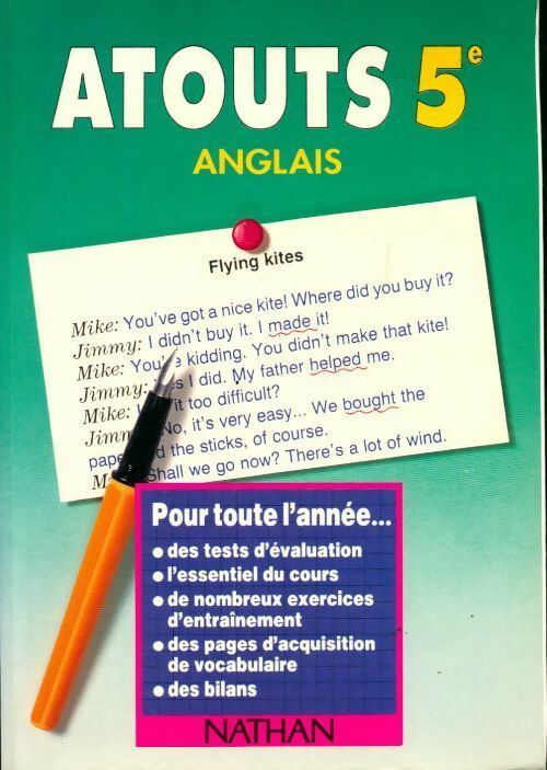 Livrenpoche : Atouts anglais 5e - Emile Benhamou - Livre
