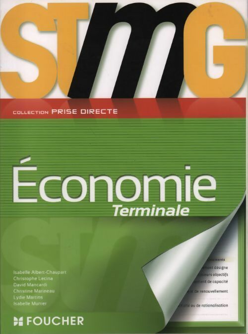 Livrenpoche : Économie terminale STMG - Collectif - Livre