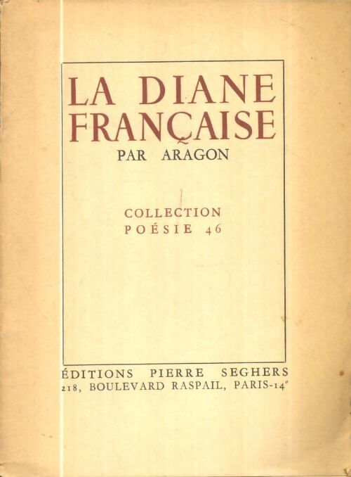 Livrenpoche : La diane française - Louis Aragon - Livre