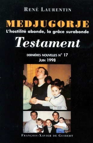 Livrenpoche : Derniers nouvelles n°17 - René Laurentin - Livre