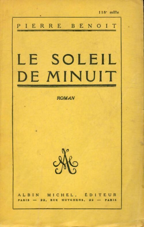 Livrenpoche : Le soleil de minuit - Pierre Benoit - Livre