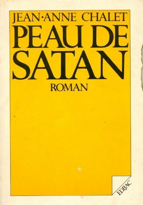 Livrenpoche : Peau de Satan - Jean Anne Chalet - Livre
