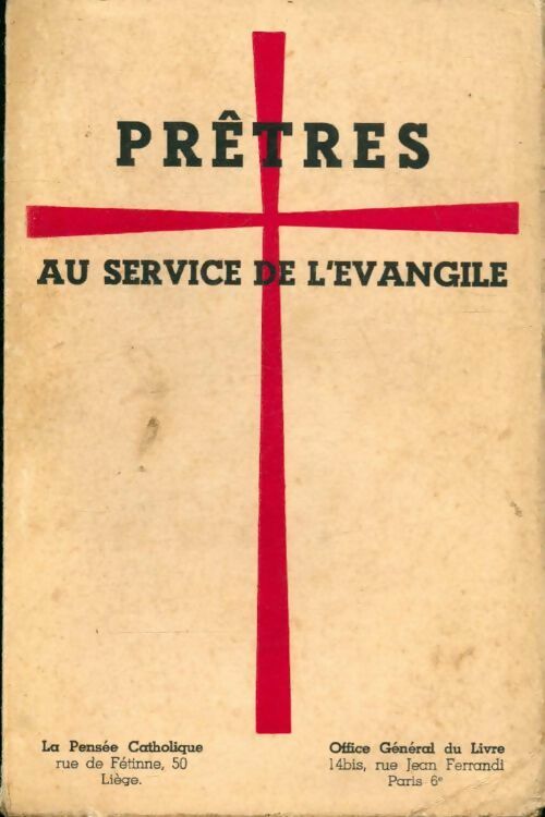 Livrenpoche : Prêtres au service de l'évangile - Collectif - Livre
