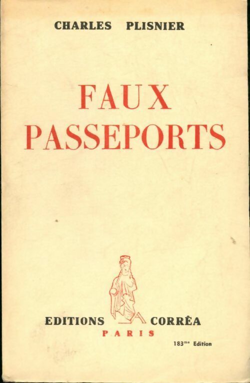 Faux passeports - Charles Plisnier -  Corréa poche - Livre