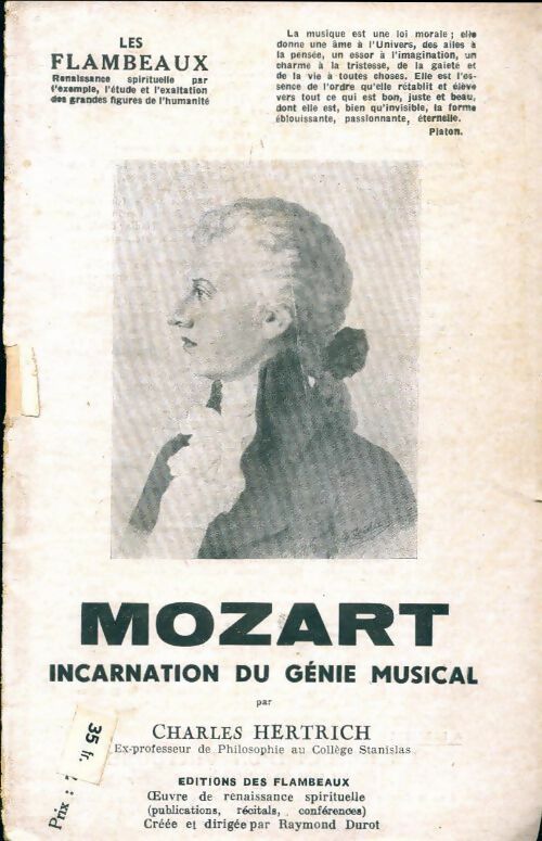Livrenpoche : Mozart. Incarnation du génie musical - Charles Hertrich - Livre
