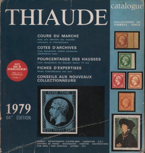 Livrenpoche : Catalogue Thiaude 1979 - Collectif - Livre
