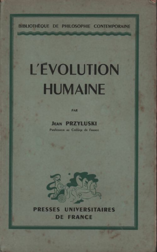 Livrenpoche : L'évolution humaine - Jean Przyluski - Livre