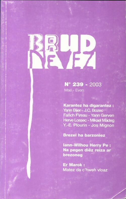 Livrenpoche : Brud nevez n°239 - Collectif - Livre