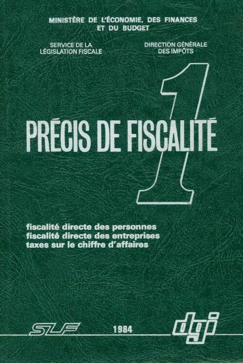 Livrenpoche : Précis de fiscalité Tome I - Collectif - Livre