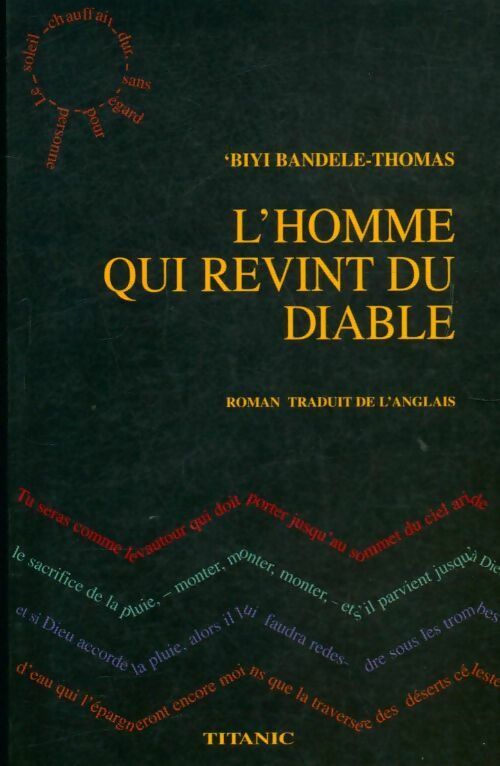 Livrenpoche : L'homme qui revint du diable - Biyi Bandele-Thomas - Livre