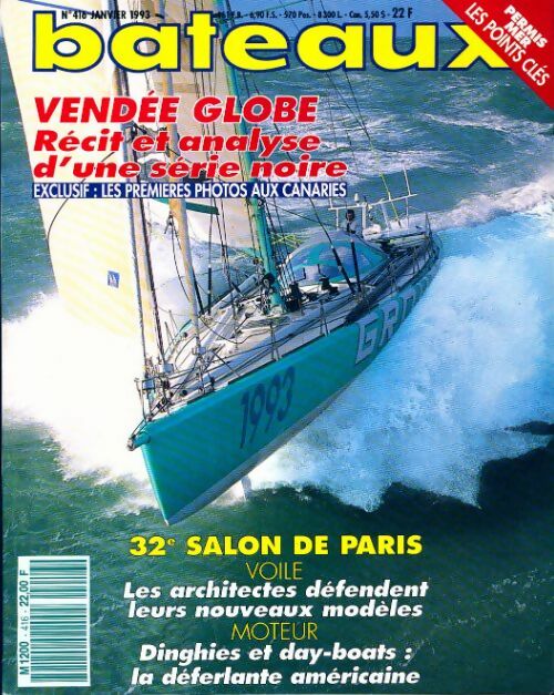 Livrenpoche : Bateaux n°416 : Vendée Globe - Collectif - Livre