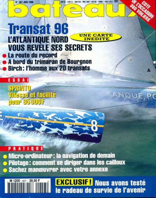 Livrenpoche : Bateaux n°457 : Transat 96 - Collectif - Livre