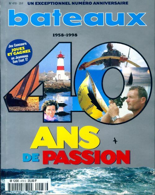 Livrenpoche : Bateaux n°478 : 40 ans de passion - Collectif - Livre