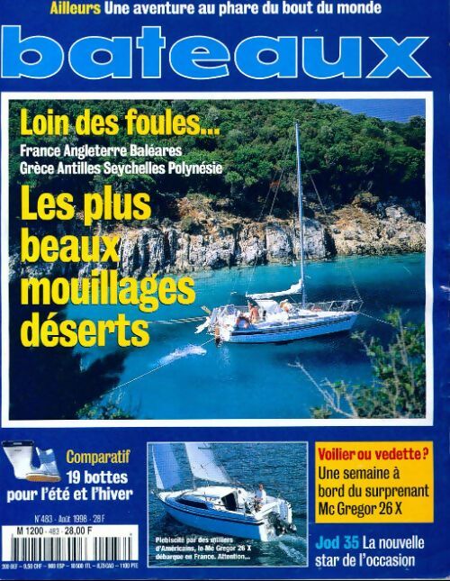Livrenpoche : Bateaux n°483 : Les plus beaux mouillages déserts - Collectif - Livre