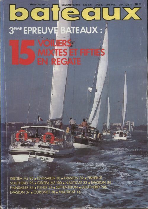 Livrenpoche : Bateaux n°271 : 15 voiliers mixtes et fifties en régate - Collectif - Livre