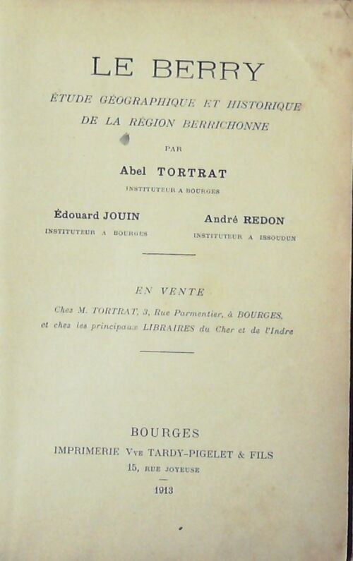 Livrenpoche : Le Berry - Collectif - Livre
