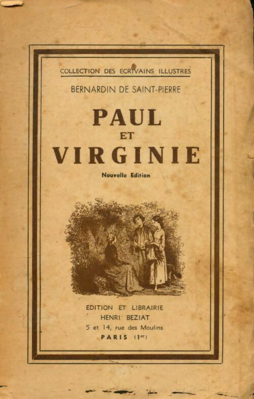 Livrenpoche : Paul et Virginie - Jacques-Henri Bernardin de Saint Pierre - Livre