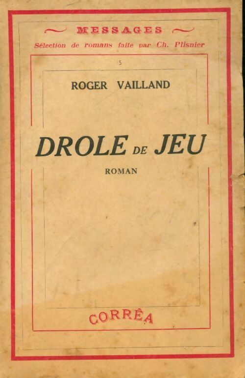 Livrenpoche : Drôle de jeu - Roger Vailland - Livre