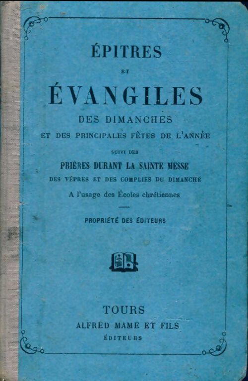 Livrenpoche : Epitres et évangiles des dimanches - Collectif - Livre