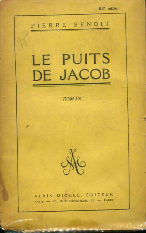 Livrenpoche : Le puits de Jacob - Pierre Benoit - Livre
