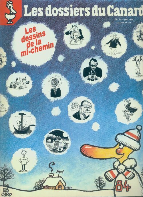 Livrenpoche : Les dossiers du canard enchaîné n°14 : Les dessins de la mi-chemin - Collectif - Livre