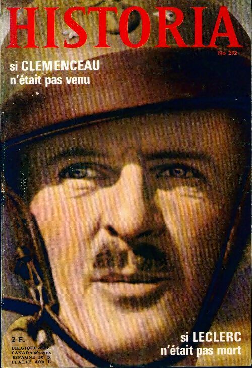 Livrenpoche : Historia n°252 : Si Clémenceau n'était pas venu - Collectif - Livre